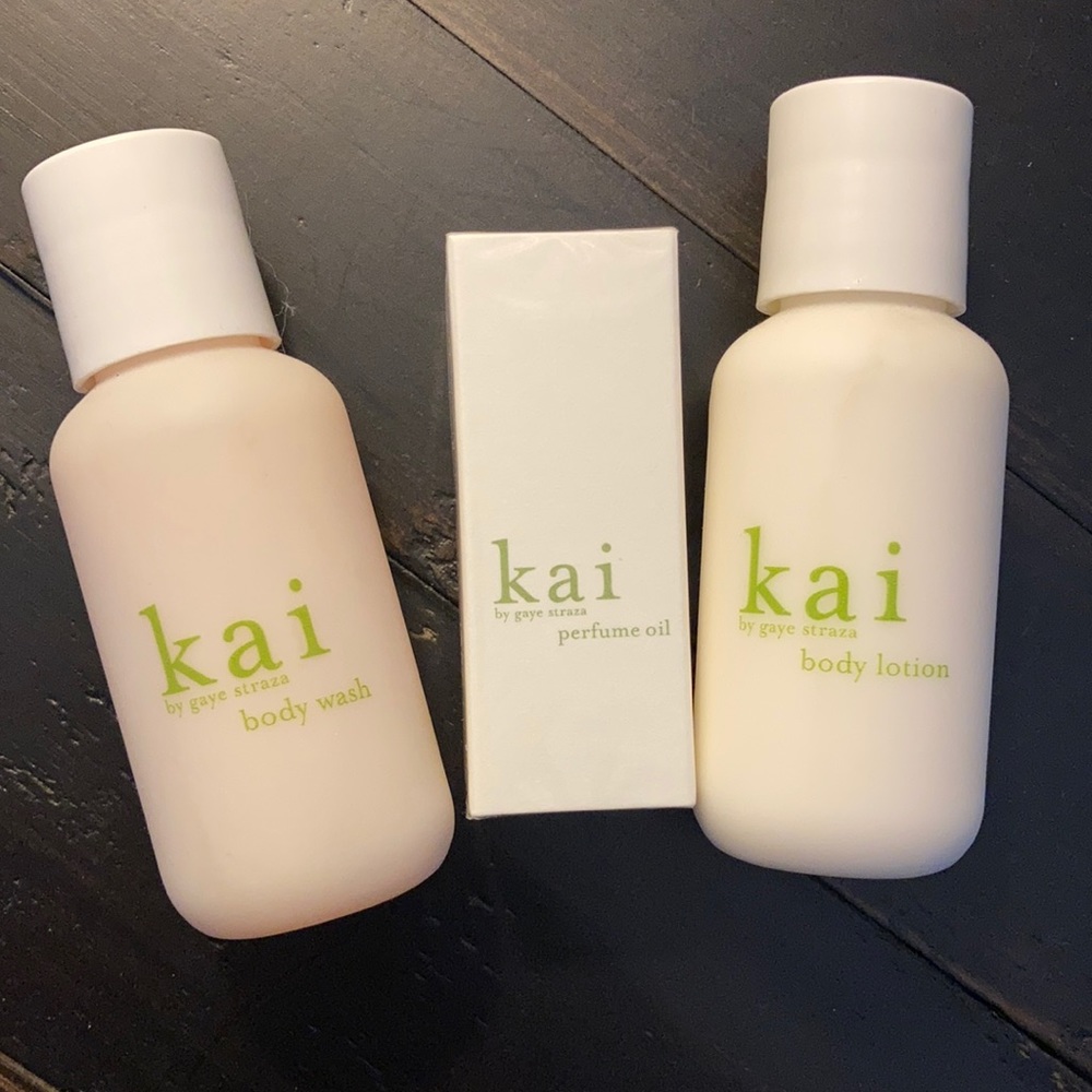 Kai Perfume oil w/ matching body lotion & bodywash